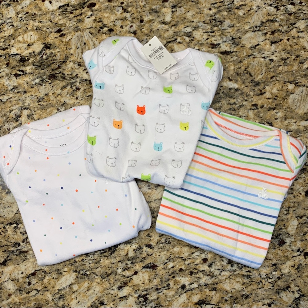 NWT pack of 3 Long Sleeve Onesies